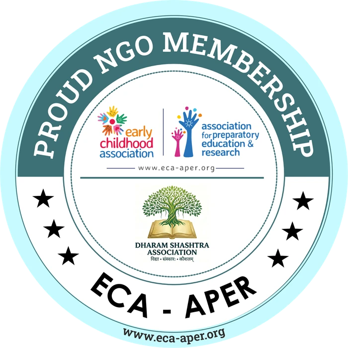 Dharam Shashtra Association proud NGO membership badge for ECA-APER